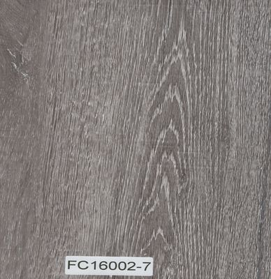 Embossed PVC Patterned Vinyl Flooring , UV Coating Wood Look Tile Flooring