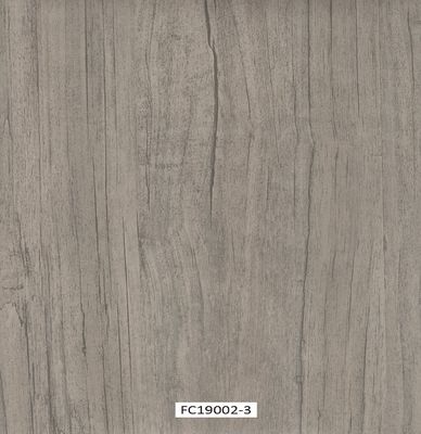 Handscraped PVC Waterproof Vinyl Flooring , UV Coating PVC Wood Flooring