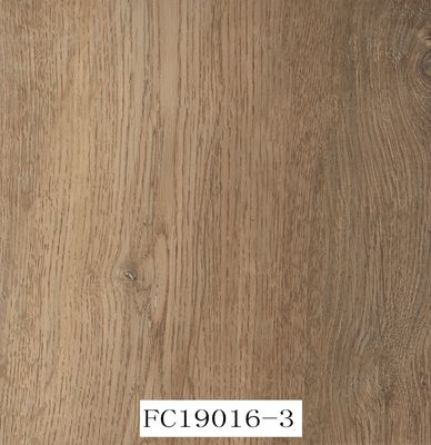Anti - Scratch Vinyl Wood Flooring , Click System Wood Look Vinyl Flooring