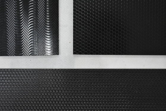 Embossed PVC Patterned Vinyl Flooring , UV Coating Wood Look Tile Flooring