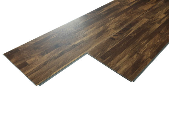 UV Coating Vinyl Click System Flooring With Realistic 3D Wood Patterns