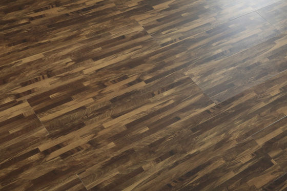 UV Coating Vinyl Click System Flooring With Realistic 3D Wood Patterns