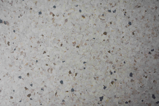 3mm Grey Color Homogeneous PVC Flooring Bacteria Resistance Long Service Life