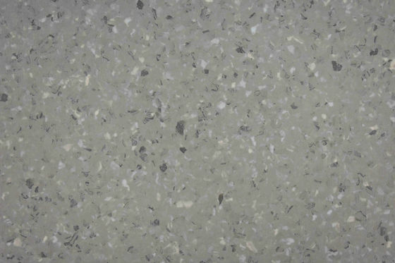 3mm Grey Color Homogeneous PVC Flooring Bacteria Resistance Long Service Life