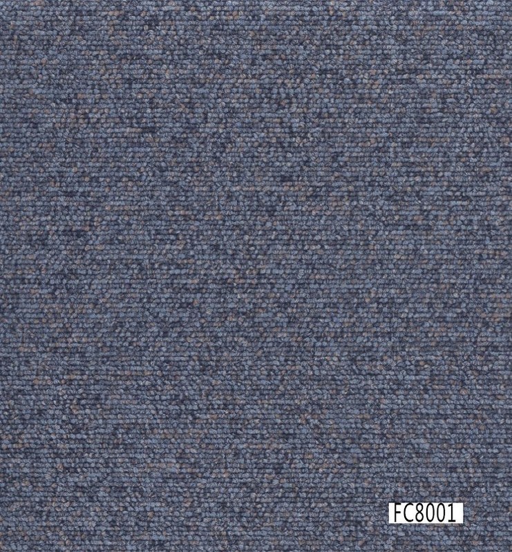 Wood Grain Glue Down Vinyl Plank Flooring For Office Buildings / Factories