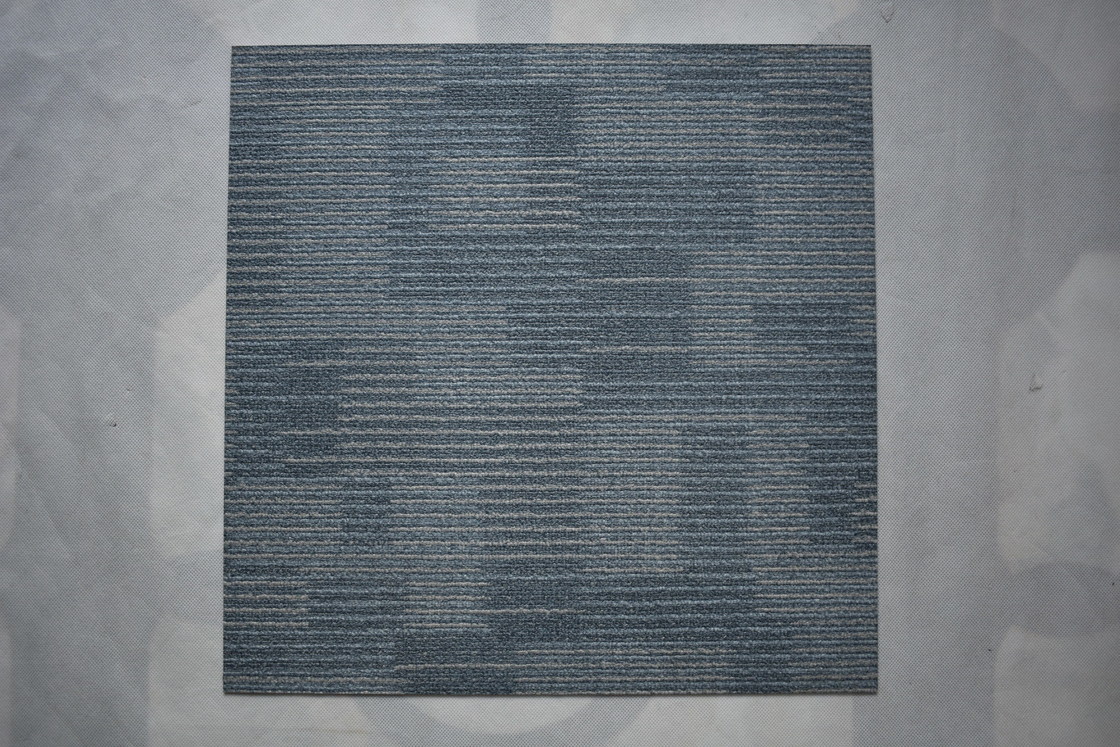 Wood Grain Glue Down Vinyl Plank Flooring For Office Buildings / Factories