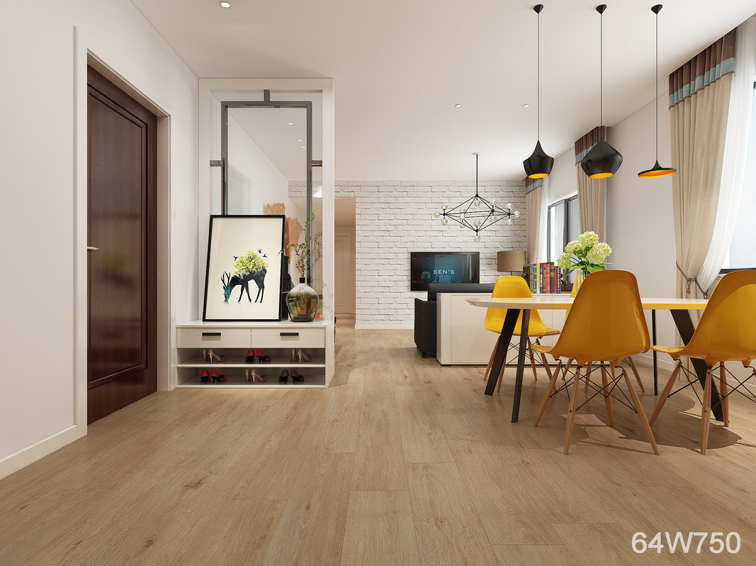 Water And Fire Proof Flexible Pvc Flooring Vinyl Plank Tile Click System LVT