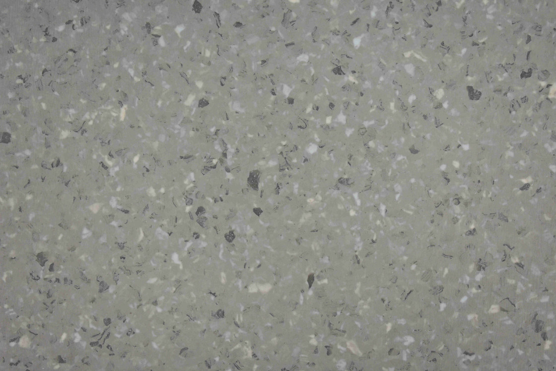 3mm Grey Color Homogeneous PVC Flooring Bacteria Resistance Long Service Life