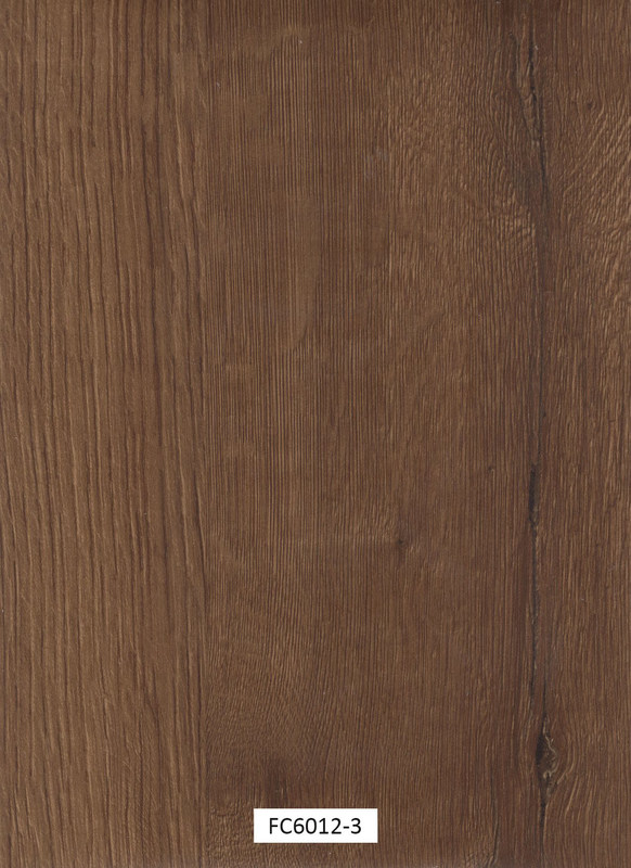 Wood Grain Self Stick Vinyl Flooring For Office Buildings , Pvc Vinyl Flooring