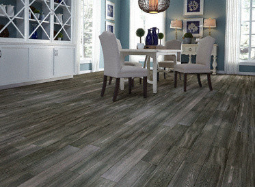 Residential Loose Lay Vinyl Flooring With Anti - Slip Back 5mm Thickness