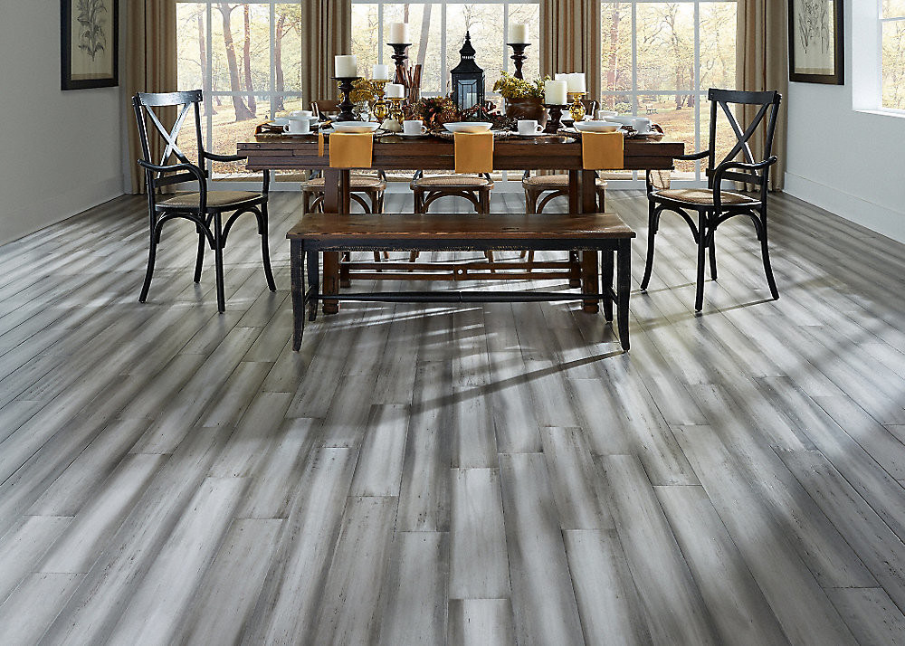 Home Usage Loose Lay Vinyl Flooring Wood With Wear Resisting Function