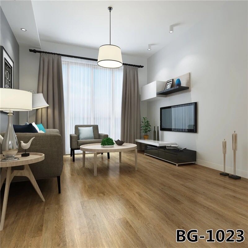 Wood / Carpet / Marble Patterns Peel N Stick Vinyl Flooring Long Life Use Time