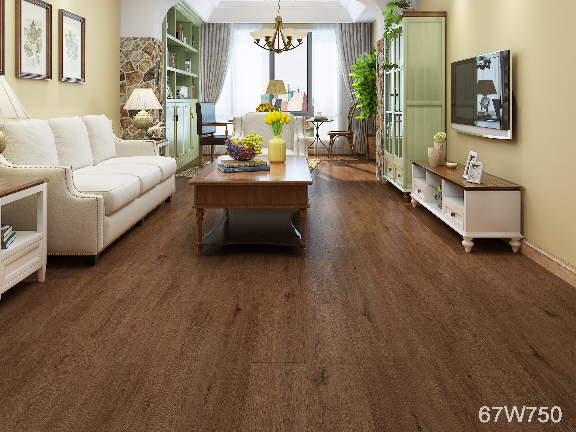 Durable Diamond Wood SPC Vinyl Flooring With 0.5mm Protective Layer hot sales all the world with IXPE or core back